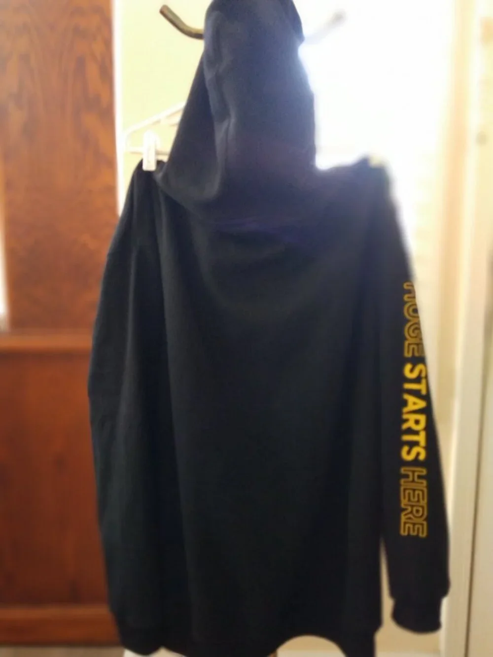 Men's GNC Full Zip Hoodie Size XXL Black NWT
